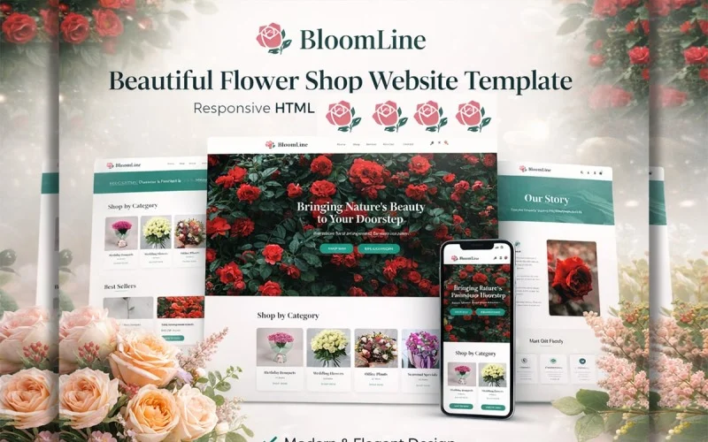 BloomLine | Магазин квітів