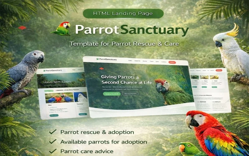 Parrot Sanctuary | Папуги